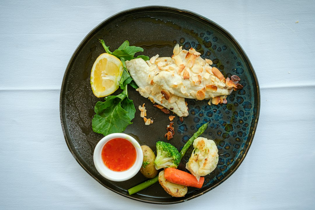 Baked Lemon Herb Cod served and ready to eat