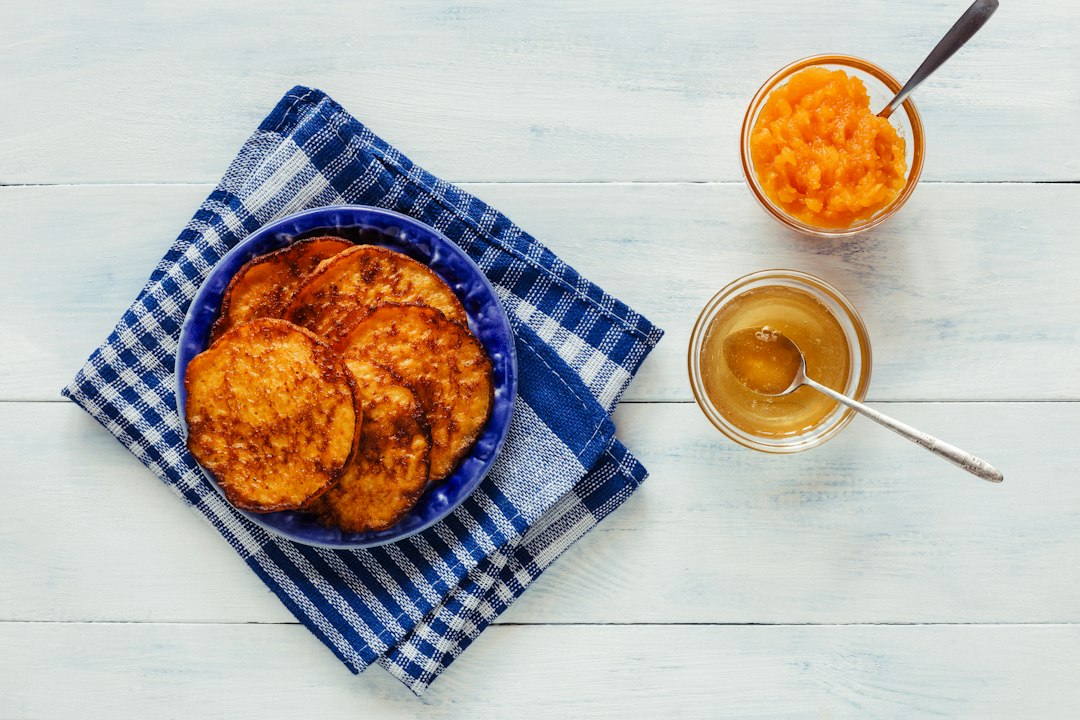 Pumpkin Cottage Cheese Pancakes