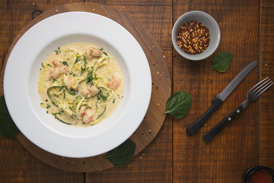 Garlic Shrimp Zucchini Noodles